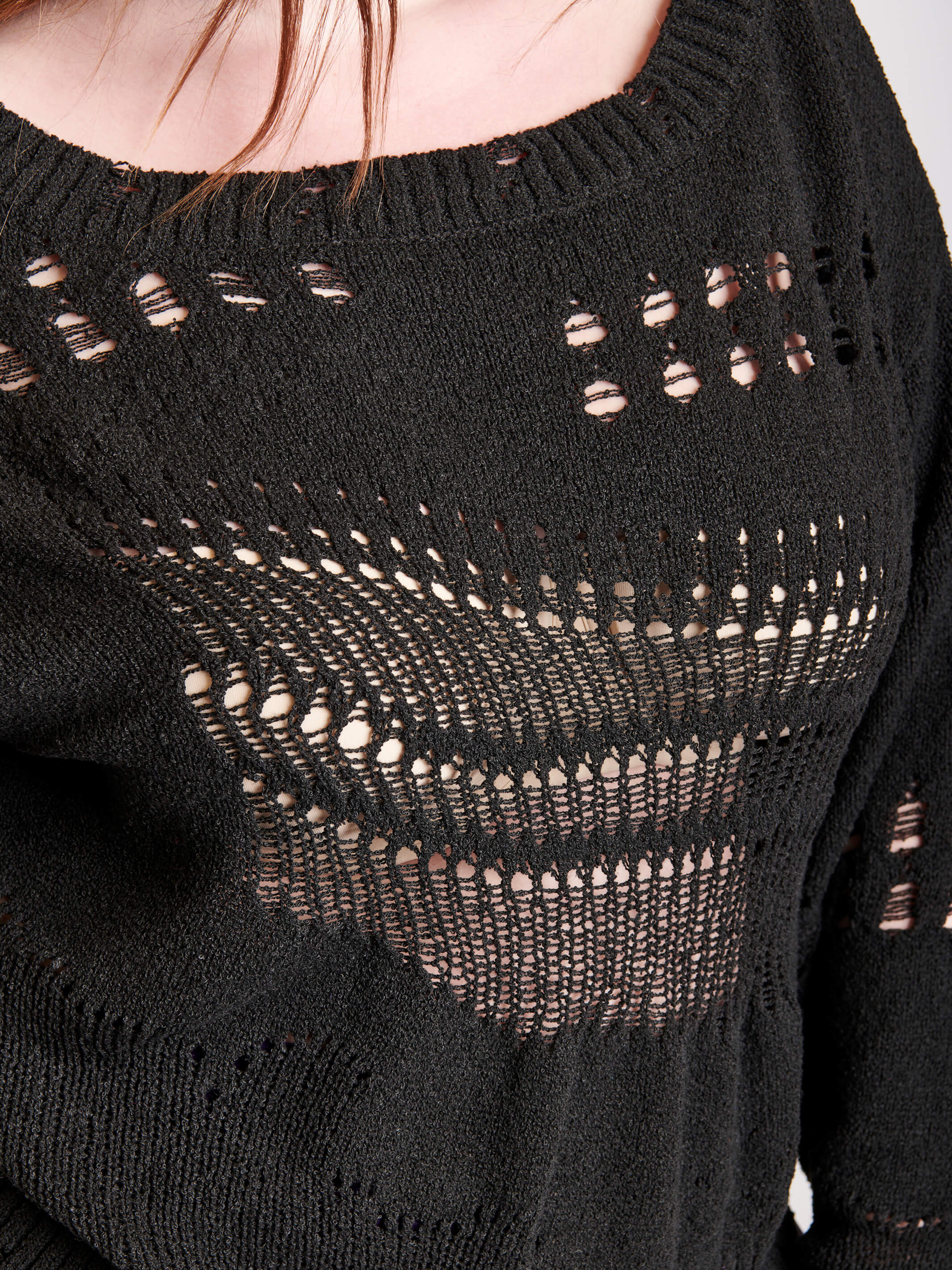 Drop Stitch Distressed Sweater - Image 6