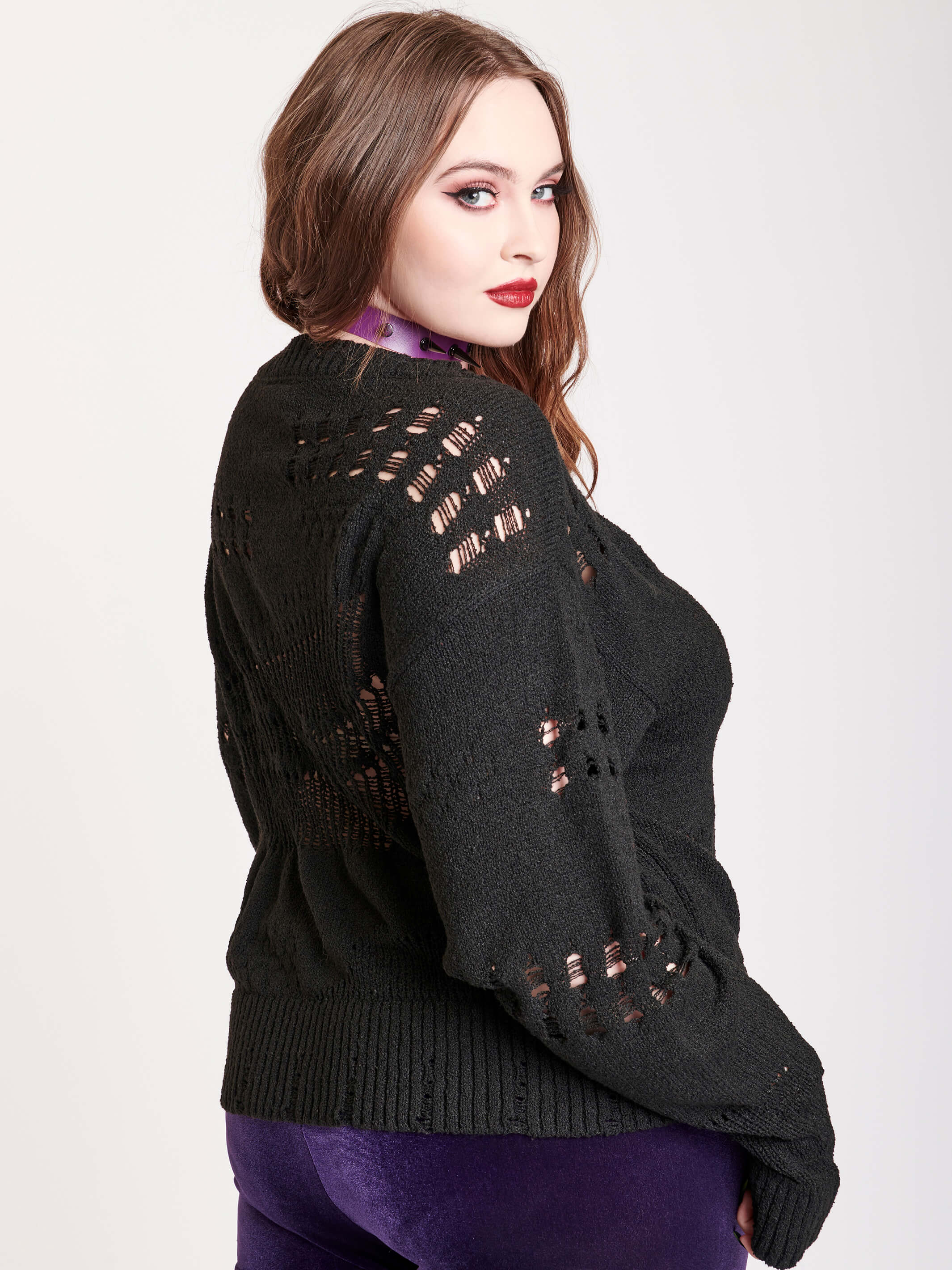 Drop Stitch Distressed Sweater - Image 9
