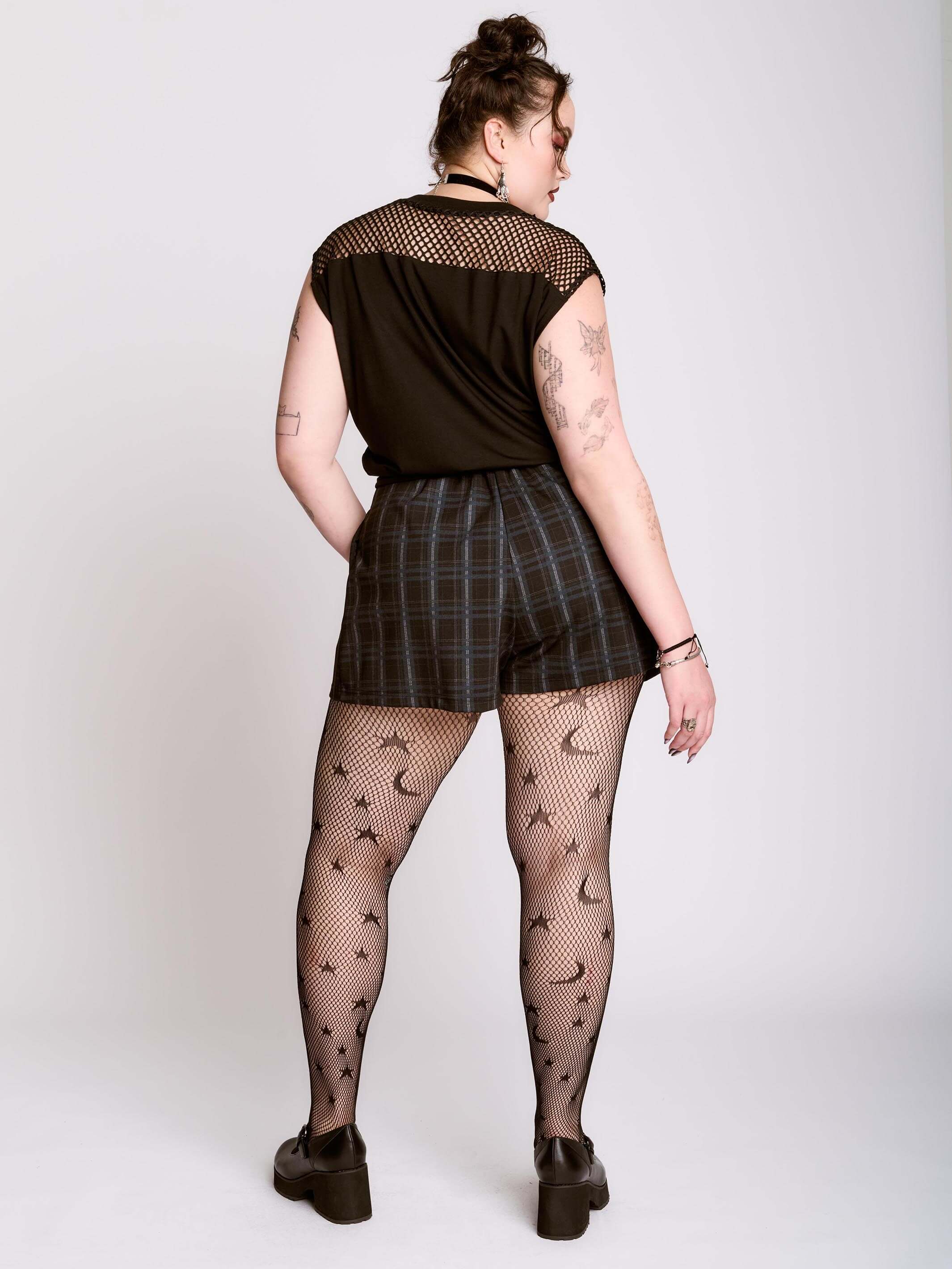 Fishnet Blouson Top - Image 13